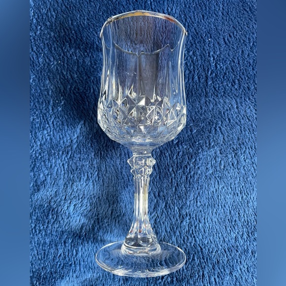 Cristal d’Arques-Durand LONGCHAMP Gold Stemware (Set of 2) - Picture 1 of 9